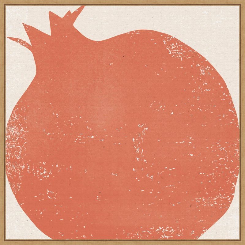 Kids' Reddish Fruit Canvas Print with Float Frame