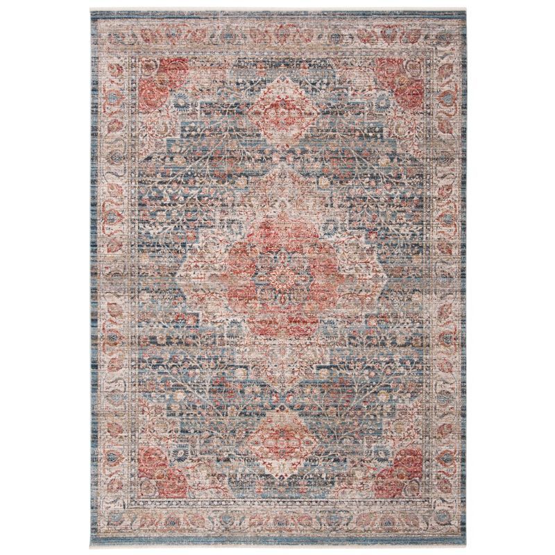 Ivory Silky Sheen 8' x 10' Hand-Knotted Synthetic Rug