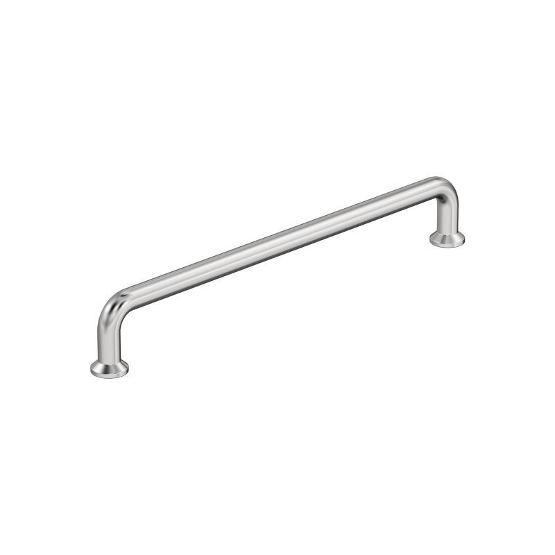 Polished Chrome 8-13/16 inch Modern Bar Cabinet Pull