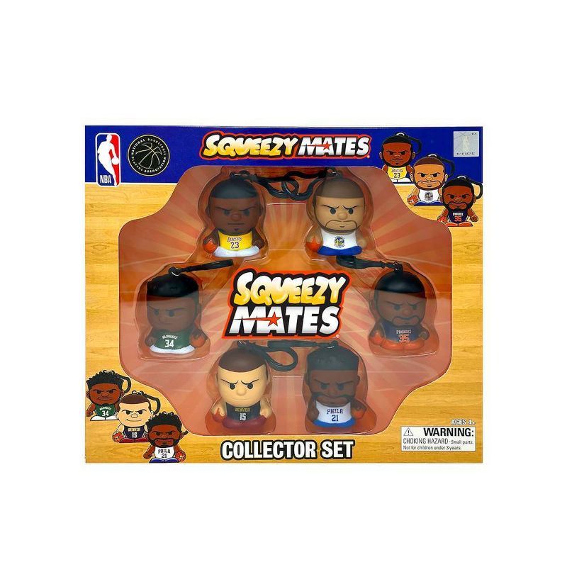 NBA Squeezy Mates 6-Figure Collectible Set