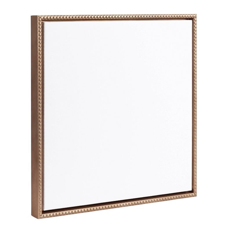 Gold Beaded Frame Blank Canvas Wall Art for Kids, 22" x 22"