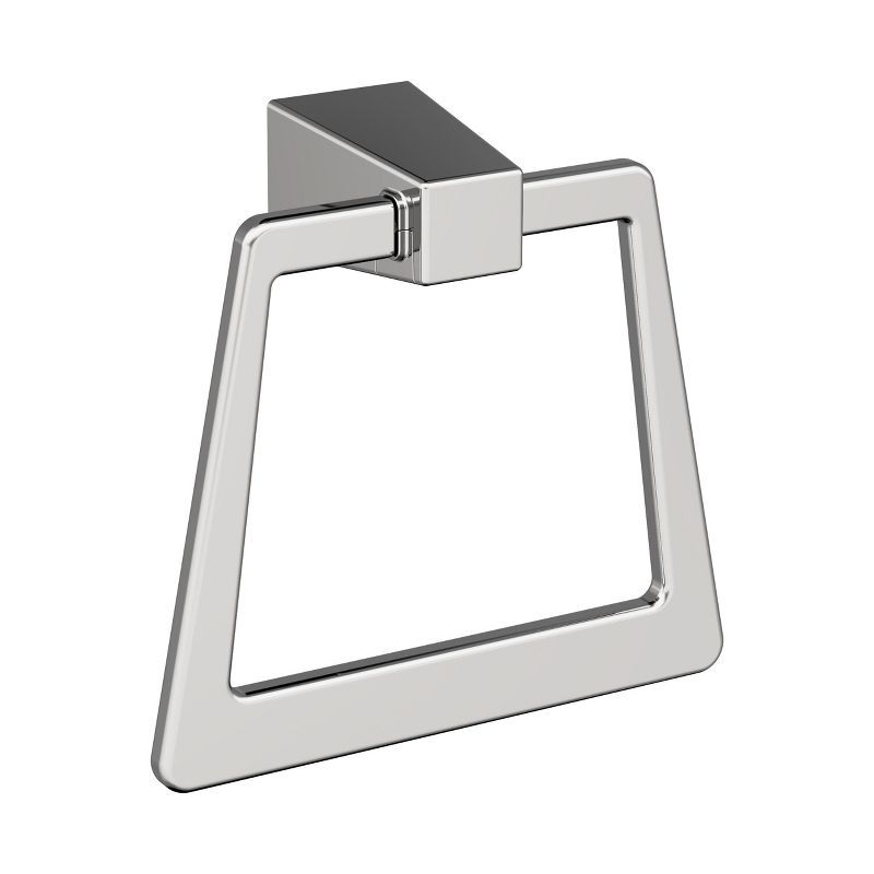 Chrome 6-13/16 Inch Wall Mounted Towel Ring