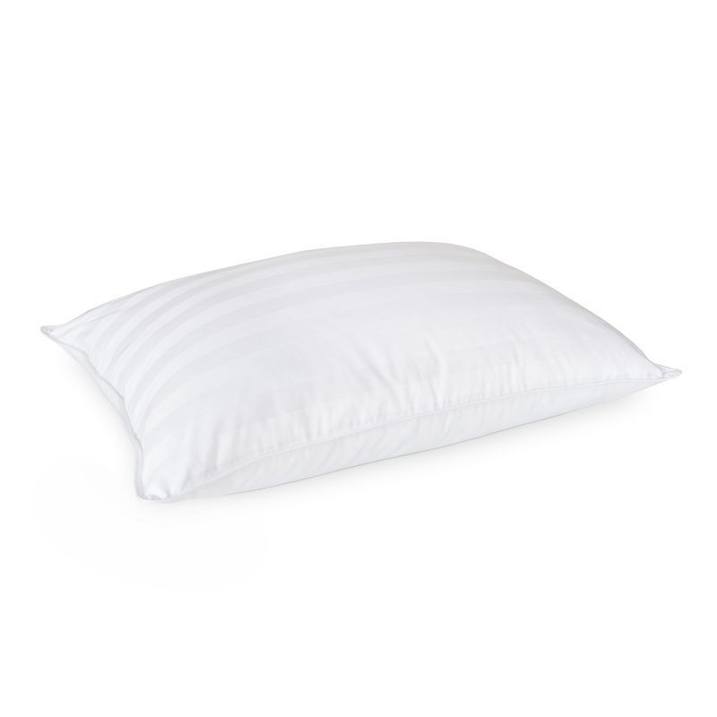 White Hypoallergenic Polyester King Pillow for Stomach Sleepers