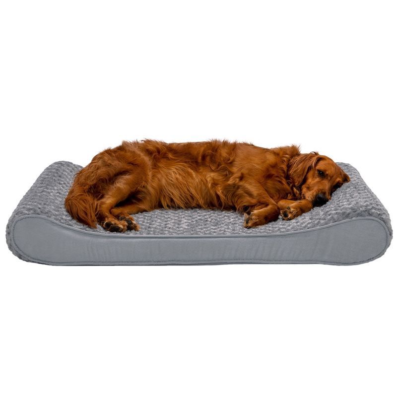 Gray Orthopedic Foam X-Large Outdoor Dog Bed