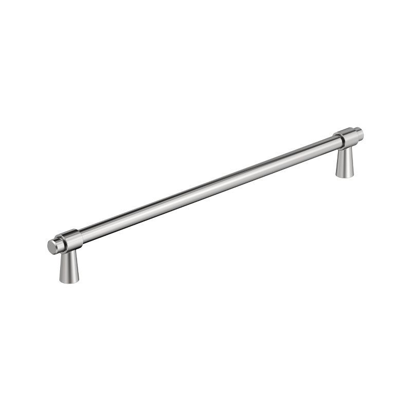 12-5/8 Inch Polished Chrome Modern Bar Pull