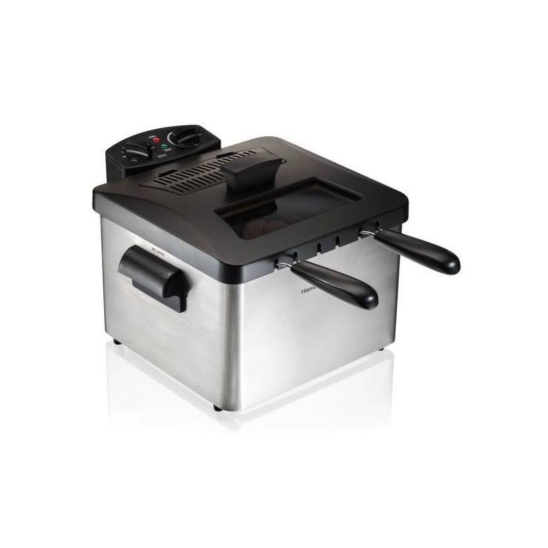 Stainless Steel Dual Basket Electric Deep Fryer