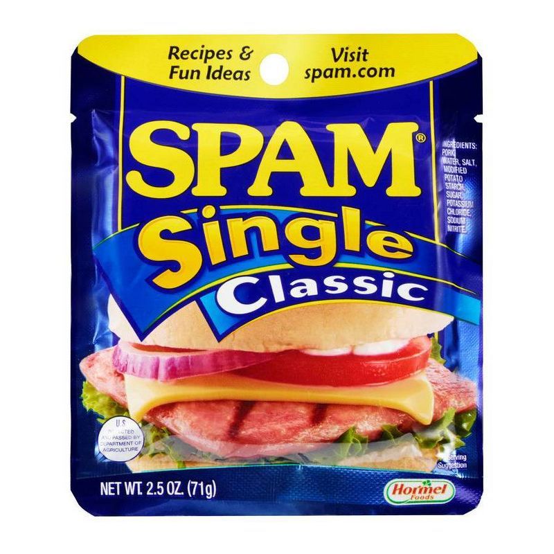 SPAM Single Classic 2.5 oz Pack