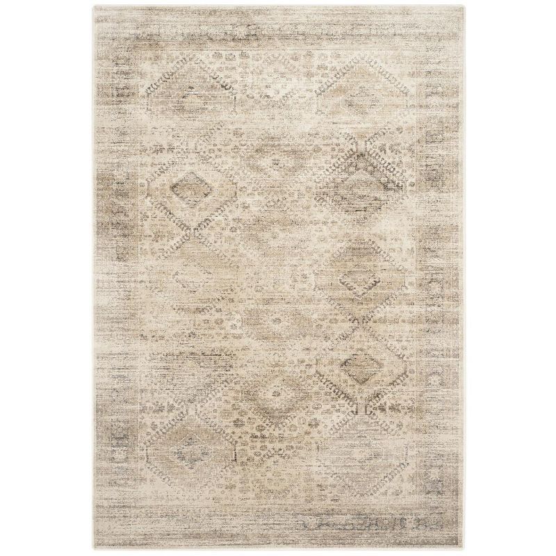 Gray Hand-Knotted Wool and Viscose 10' x 14' Rectangular Rug