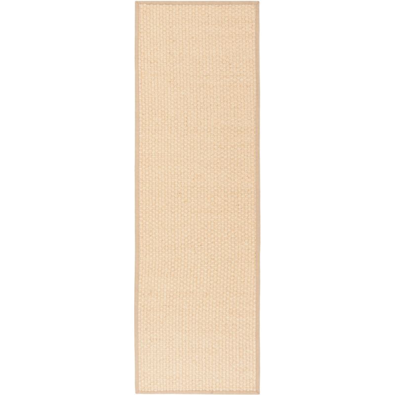 Natural Beige Sisal Non-slip Runner Rug 2' 6" x 6'
