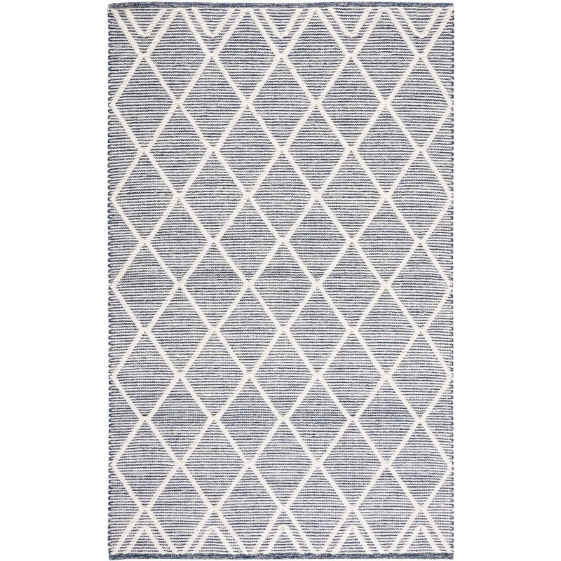 Ivory Bliss Hand-Tufted Wool & Cotton 4'x6' Rectangular Rug