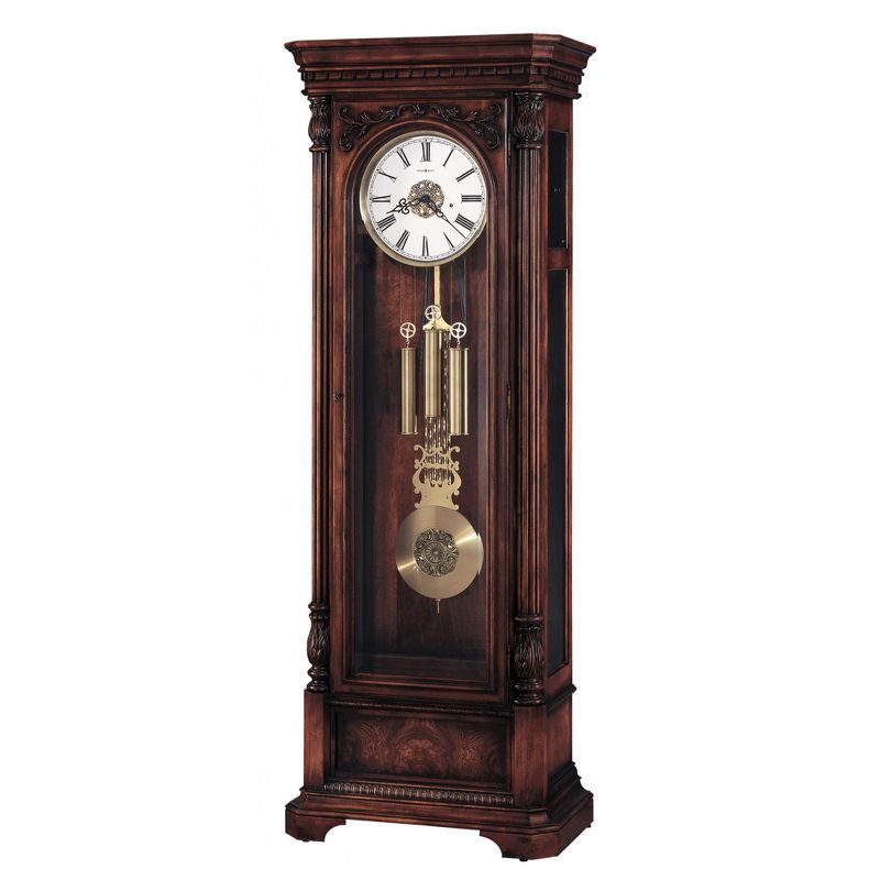 Hampton Cherry Traditional Grandfather Floor Clock