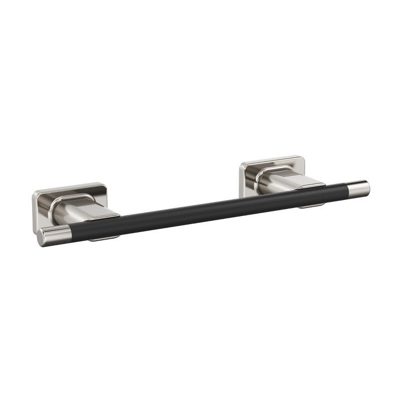 Modern Industrial Bronze and Nickel Wall Mounted Towel Bar