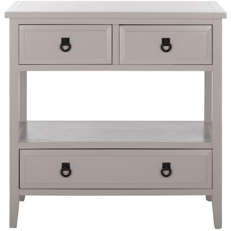 Branson Transitional Grey 3-Drawer Sideboard with Ample Storage