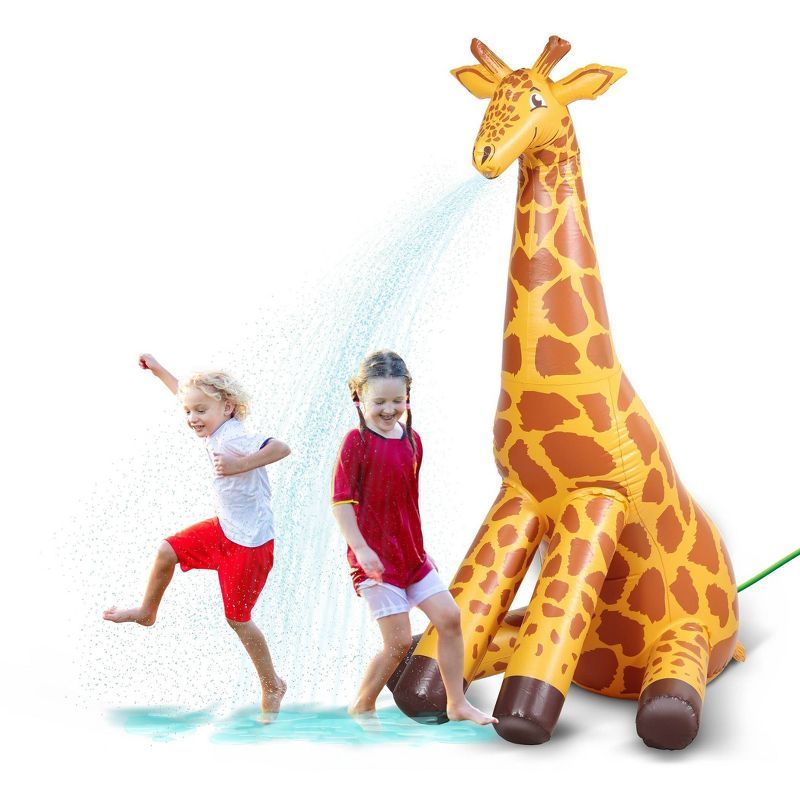 Giant Inflatable Giraffe Yard Sprinkler for Kids