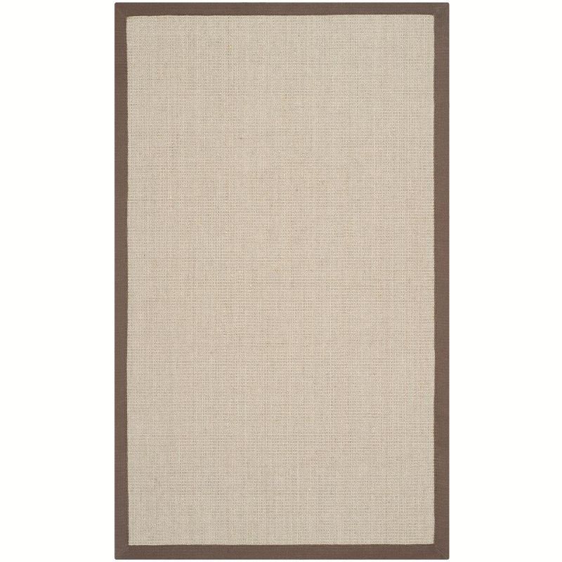 Handmade Taupe & Light Brown Braided Non-Slip Area Rug 30" x 4"