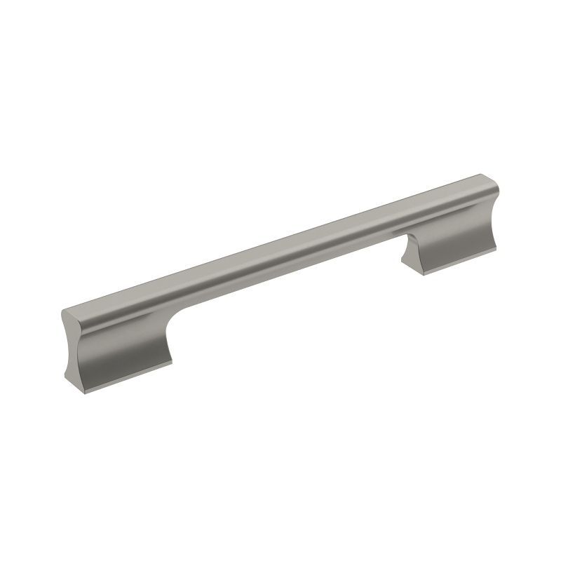 Satin Nickel Modern Cabinet Bar Pull with Mounting Hardware