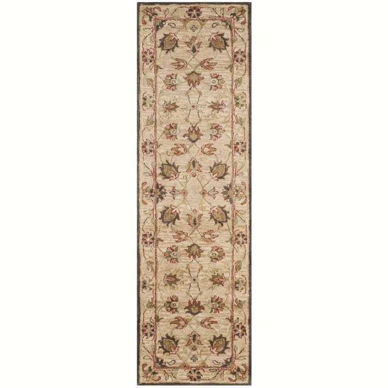 Antiquity Beige Hand-Tufted Wool Runner Rug