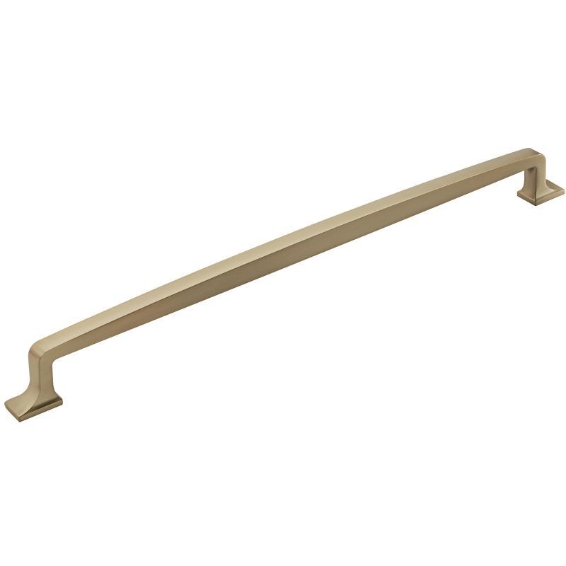 Golden Champagne Steel Modern Appliance Pull with Mounting Hardware