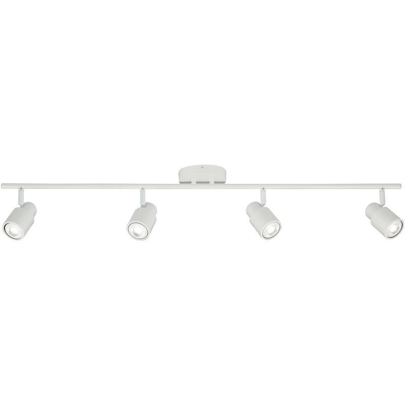 Melson White 4-Head LED Ceiling Track Light Fixture