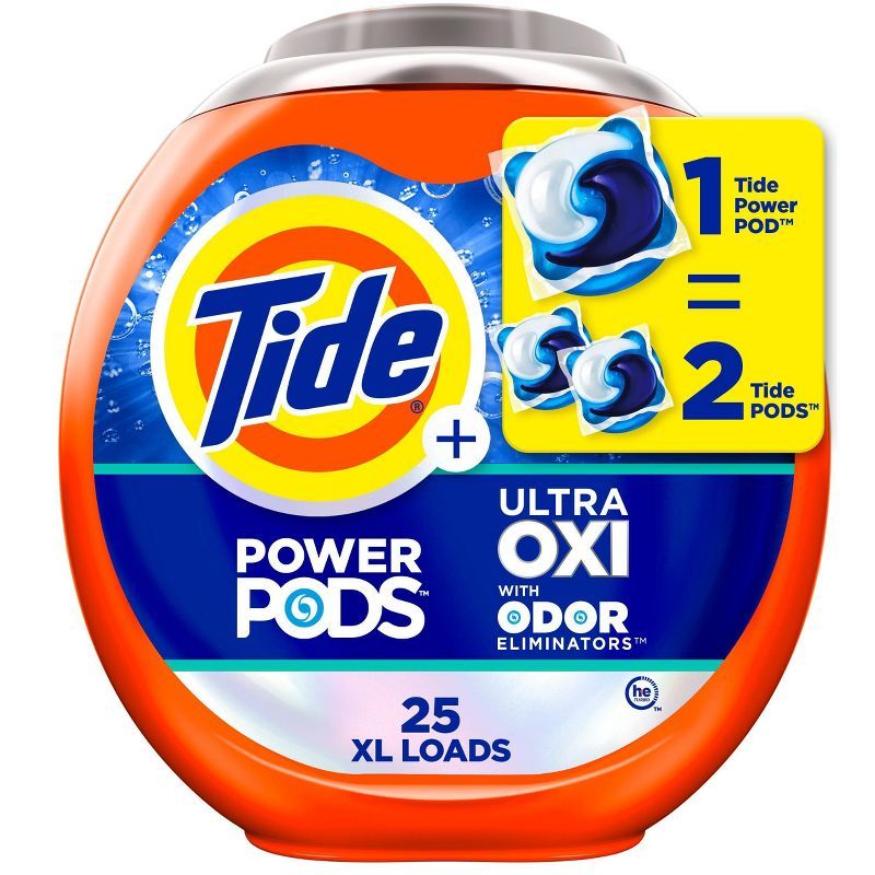 Tide Ultra Oxi Power Pods with Odor Eliminators for White Fabrics