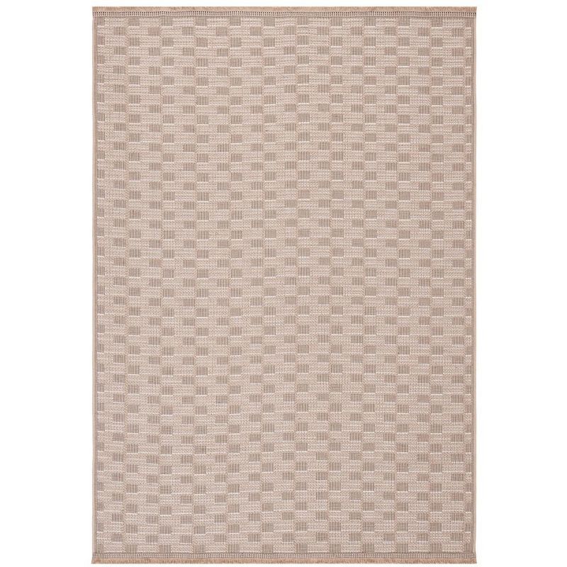 Ivory Hand-Knotted Wool Rectangular Rug, 63" x 90"