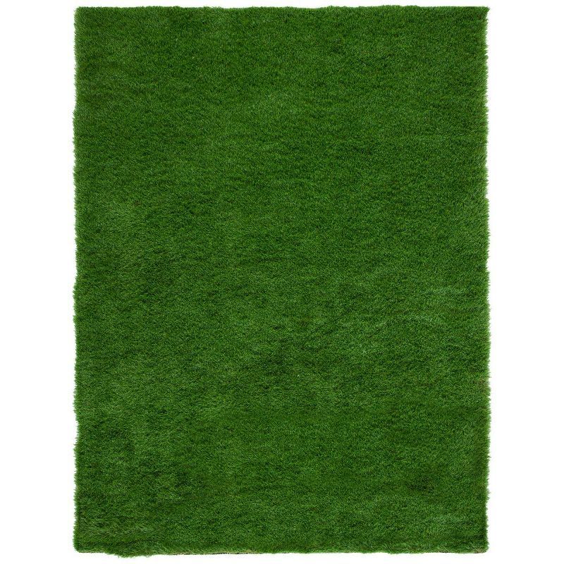 Vista Green Synthetic Tufted Indoor/Outdoor Area Rug 5' x 7'