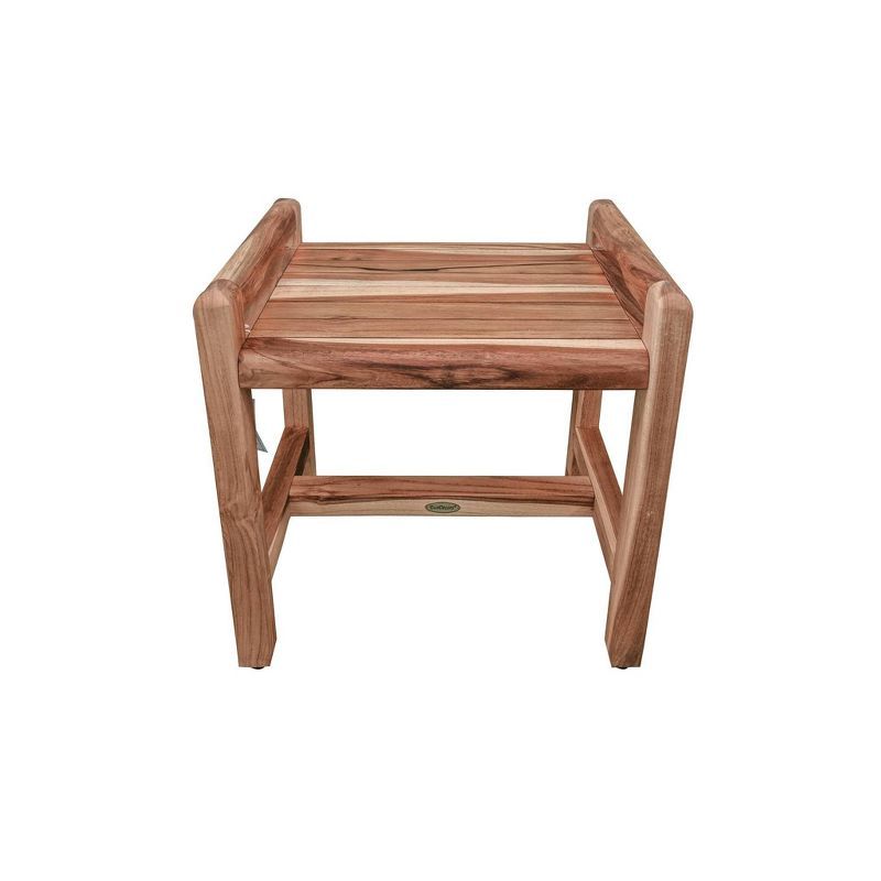 20" Wide Teak Shower Bench with LiftAide Arms