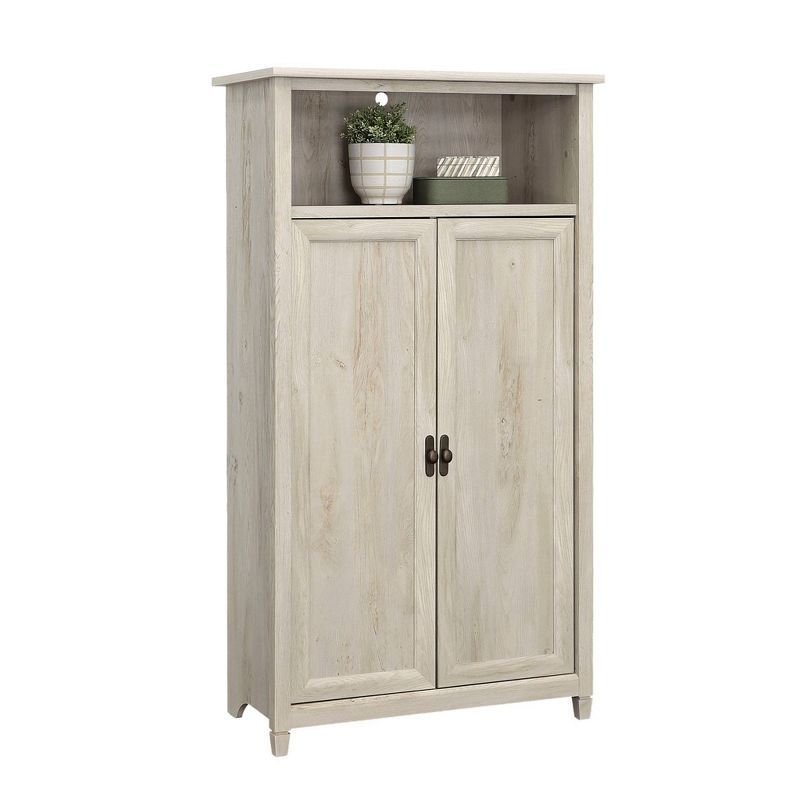 Chalked Chestnut 2-Door Office Storage Cabinet with Adjustable Shelving