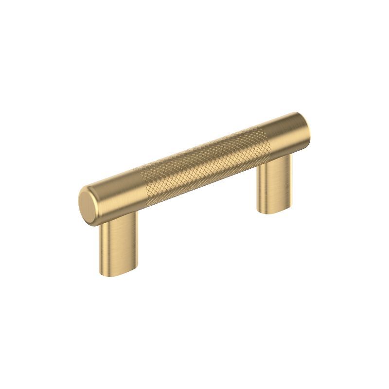 Champagne Bronze Polished Bar Cabinet Pull with Mounting Hardware