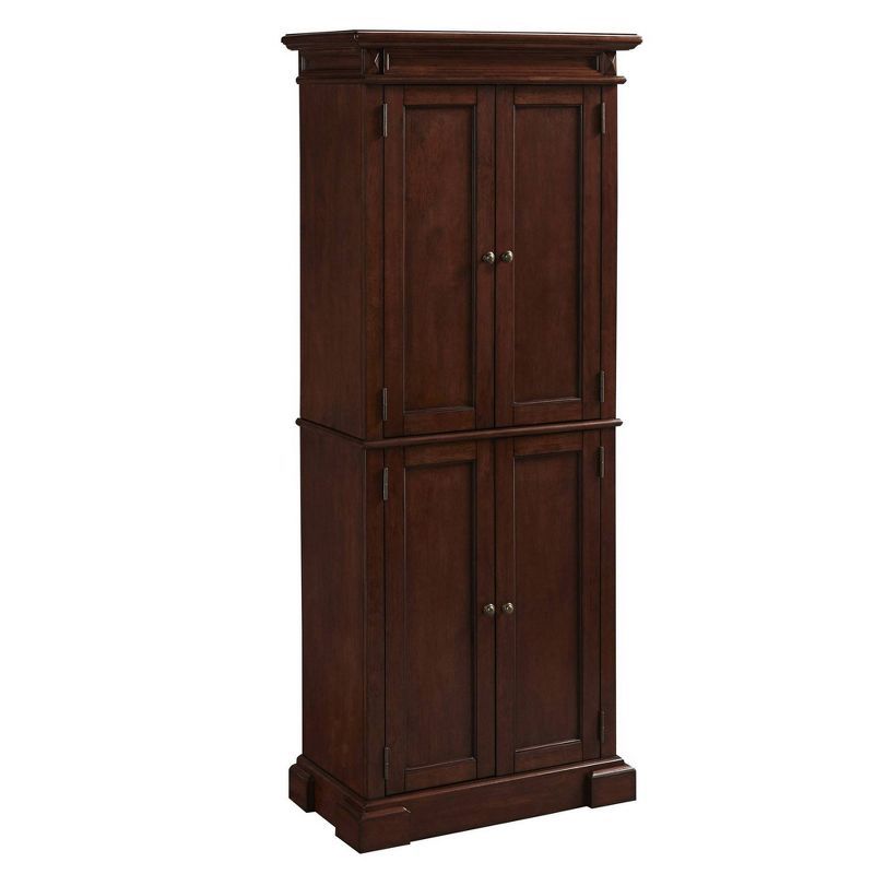 Americana Cherry Wood Pantry with Adjustable Shelving