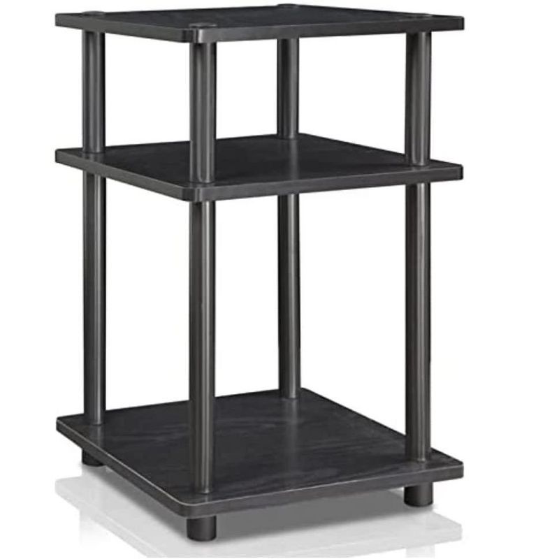 Black Wood Easy Assembly Multipurpose Shelf