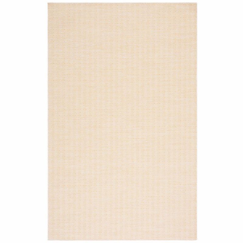 Hampton Yellow Rectangular Synthetic Indoor/Outdoor Area Rug