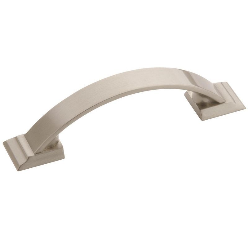 Satin Nickel Brushed Cabinet Drawer Pull with Mounting Hardware