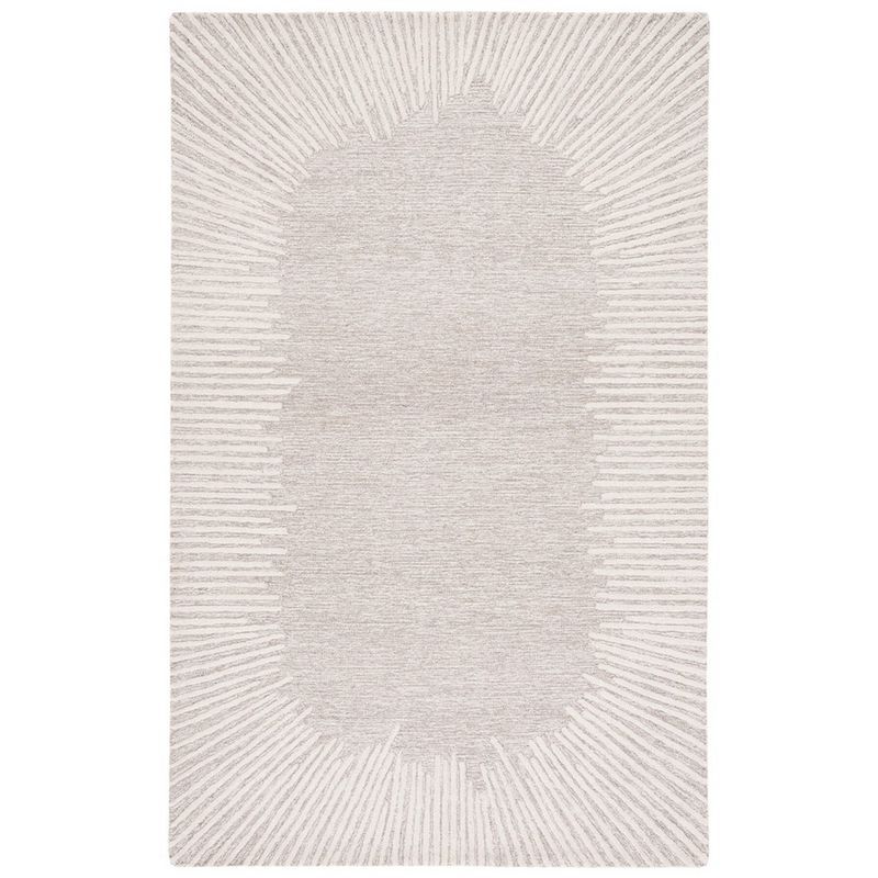 SAFAVIEH Abstract Frieda Radiate Area Rug, Natural/Ivory, 3' x 5'