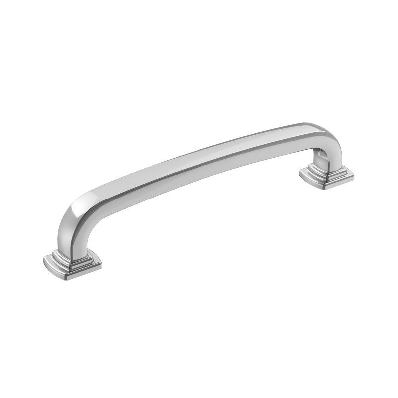 Polished Chrome 5-1/16 inch Cabinet Drawer Pull Bar