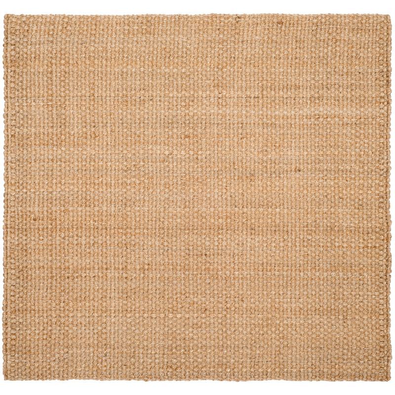 Natural Jute 8' x 8' Square Flat Woven Area Rug