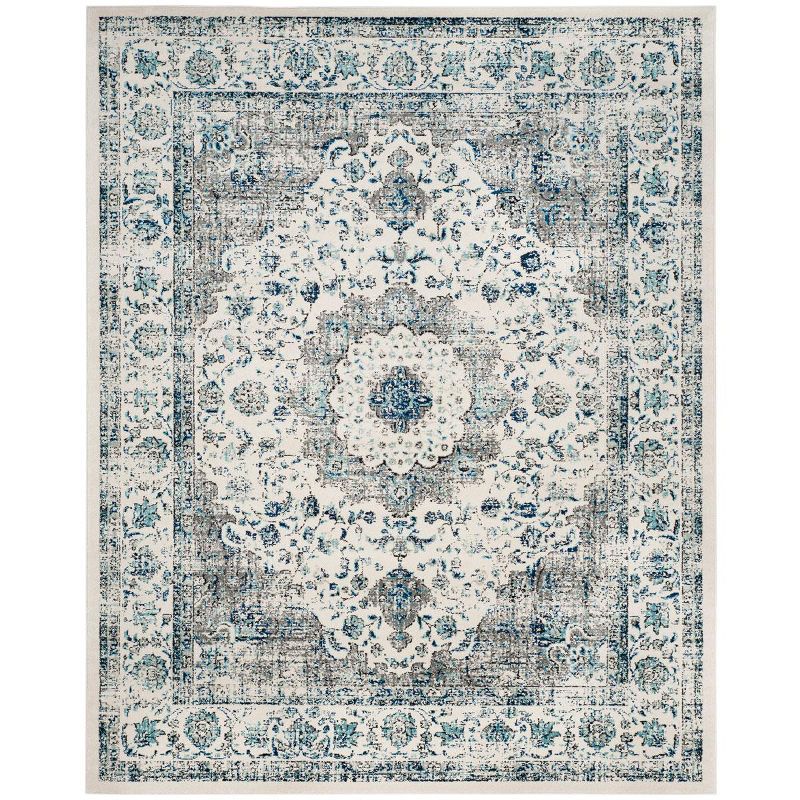 Luxor Square 68" Hand-Knotted Easy Care Gray Area Rug