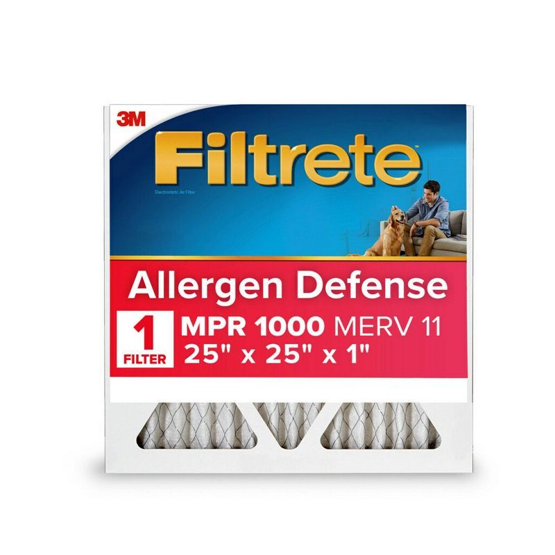 Filtrete 25x25x1 Allergen Defense Air Filter MPR 1000