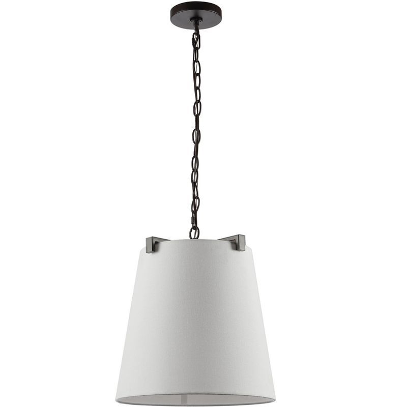 Elegant Krelia 17" LED Glass Pendant in Oil Rubbed Bronze