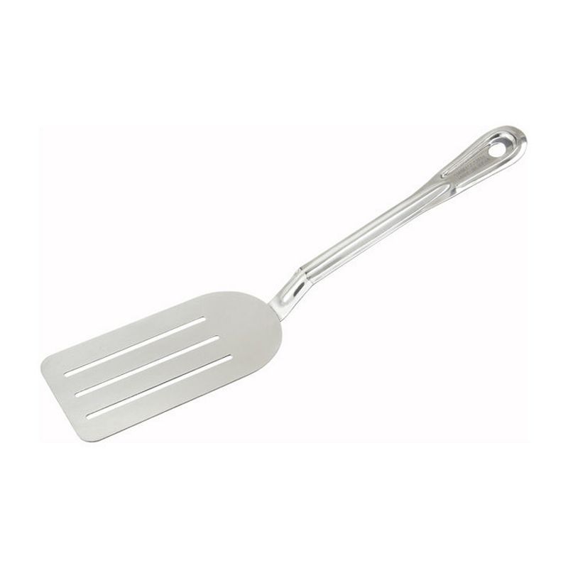 14-Inch Stainless Steel Slotted Turner with Long Handle