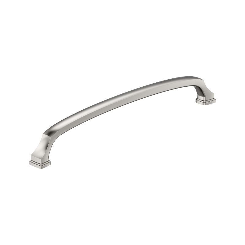 Polished Nickel 10-1/16" Modern Industrial Cabinet Pull