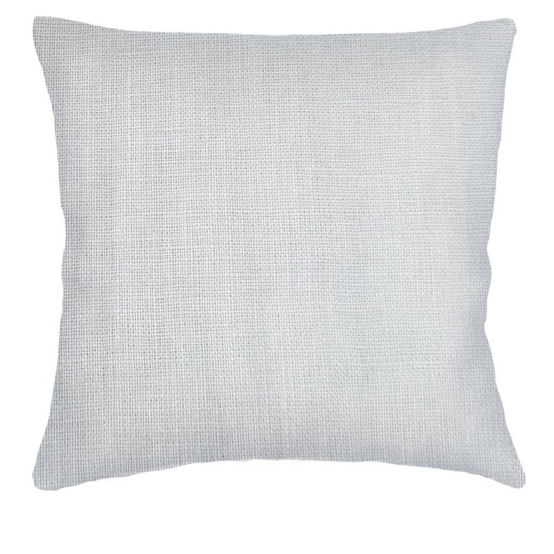 So Soft Light Grey Linen Euro Pillow 26x26 with Down Alternative