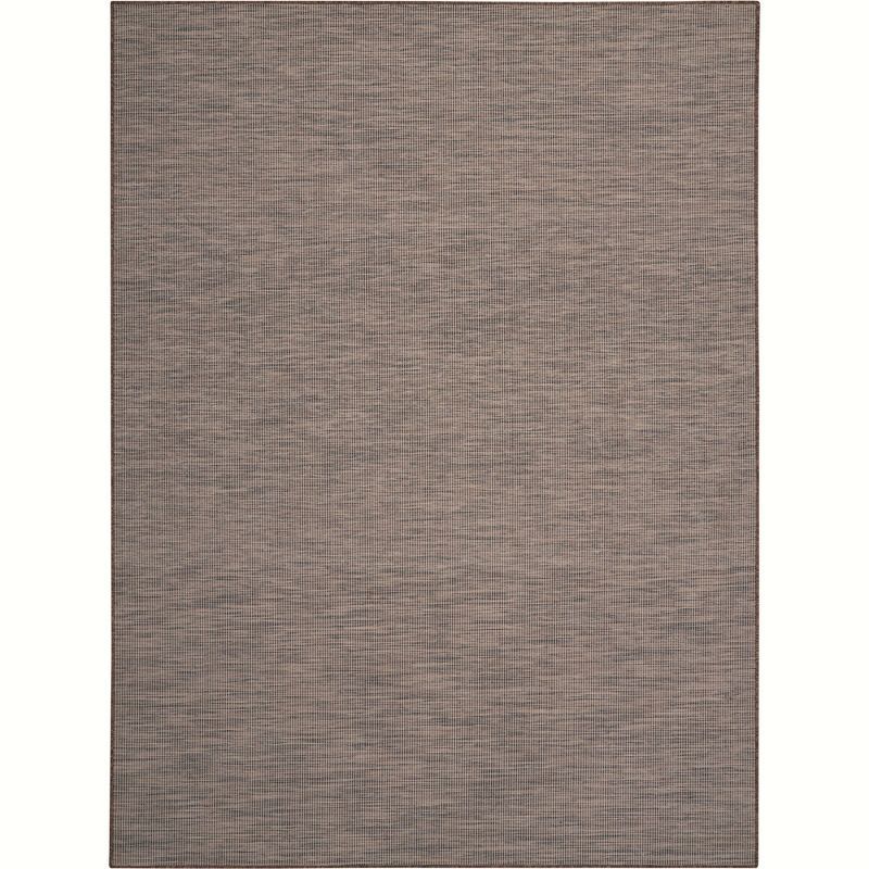 Natural Elegance 6' x 9' Flatweave Synthetic Outdoor Rug