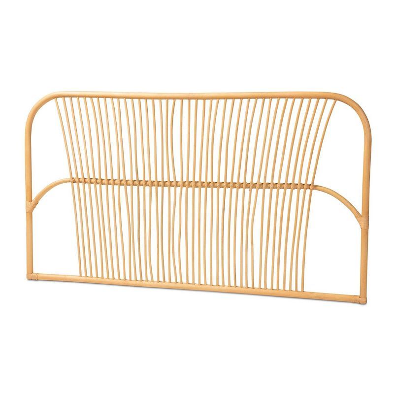 Natural Rattan Queen Size Wall-Mount Headboard