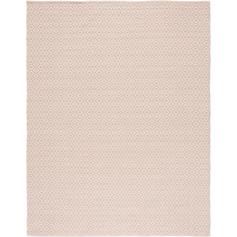 Coastal Charm Ivory Cotton 8' x 10' Hand-Woven Area Rug