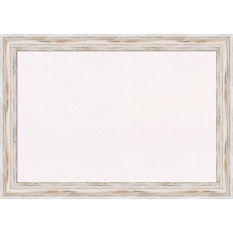 Alexandria White Wash Wood Framed Corkboard