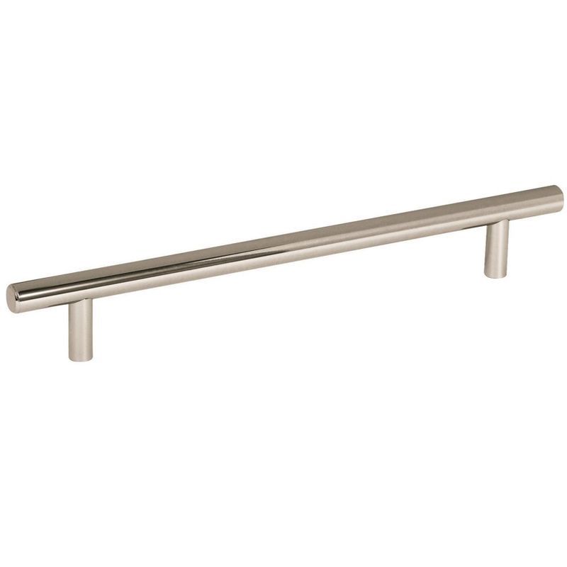 Polished Nickel 7-9/16 Inch Modern Bar Pull