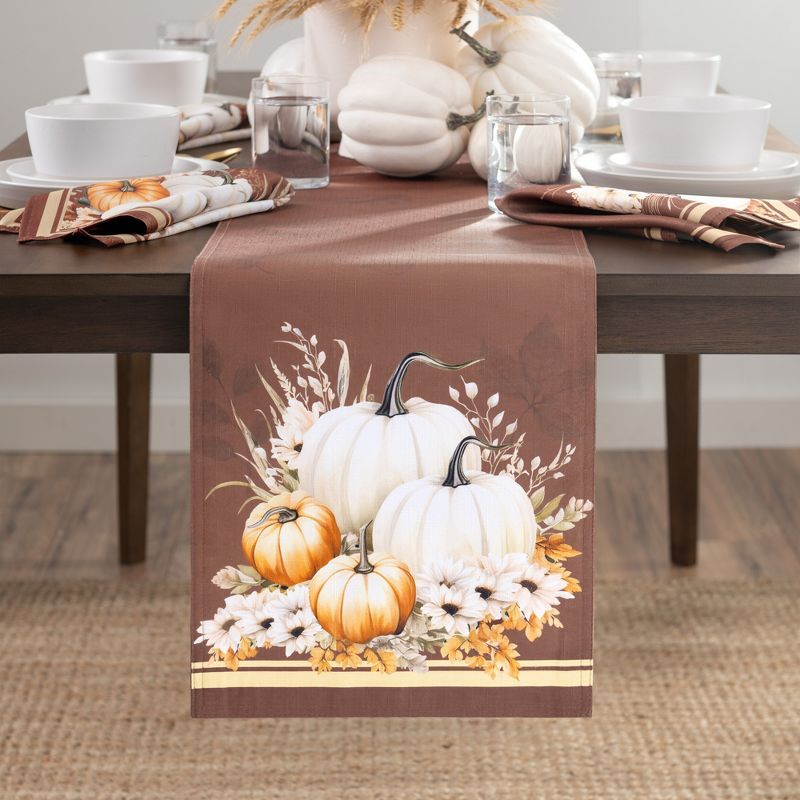 Wheatland Harvest Fall Polyester Table Runner, 13x70, Multicolor