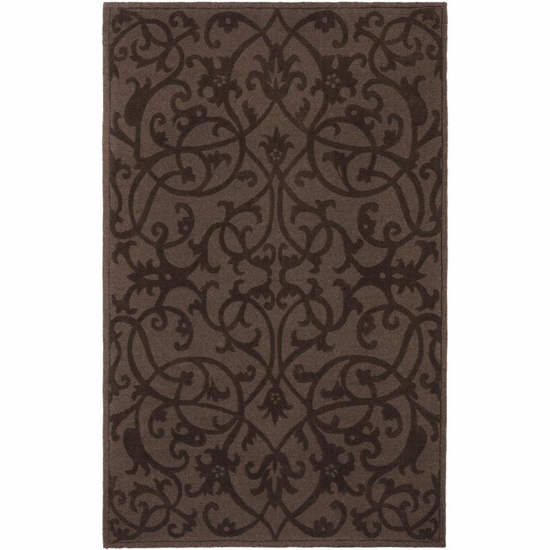 Handmade Brown Wool Tufted 4' x 6' Area Rug