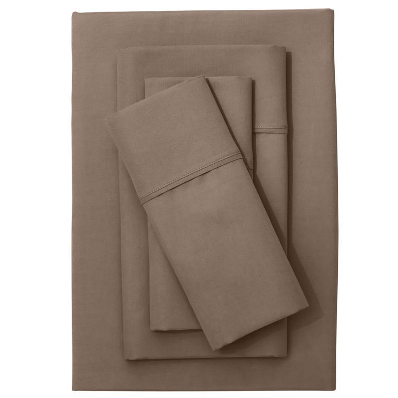 King Toffee Cotton Polyester 3-Piece Sheet Set